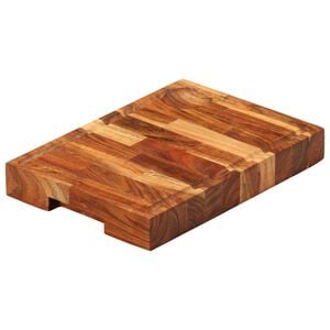 vidaXL T&aacute;bua de cortar 30x21x4 cm madeira de ac&aacute;cia maci&ccedil;a