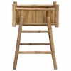 vidaXL Jardineira com Suporte Natural 50 x 38 x 74 cm Bambu