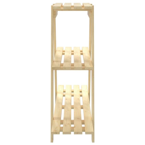 vidaXL Suporte para flores 101x23x79 cm madeira de pinho maci&ccedil;a