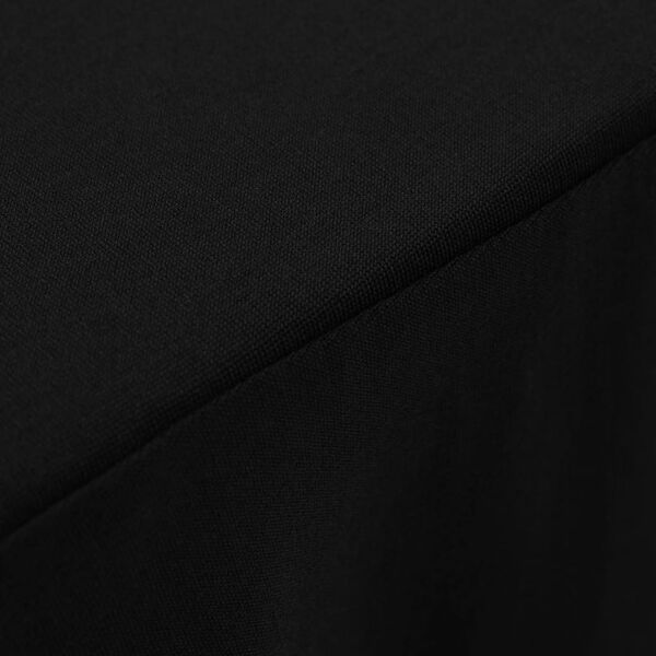 vidaXL Capa extens&iacute;vel para mesa c/ camilha 2 pcs 120x60,5x74 cm preto