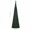 vidaXL &Aacute;rvore Natal pop-up artificial pr&eacute;-iluminada 150 cm verde