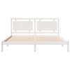 vidaXL Cama extra longa sem colchão 200x220 cm madeira maciça