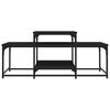 vidaXL Mesa de centro 102x60x45 cm derivados de madeira preto