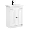 vidaXL Conjunto de M&oacute;veis para Banheiro Branco 78,5 x 37,5 x 81 cm