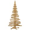 vidaXL &Aacute;rvores de Natal Castanho 180 cm Madeira de pinho maci&ccedil;a