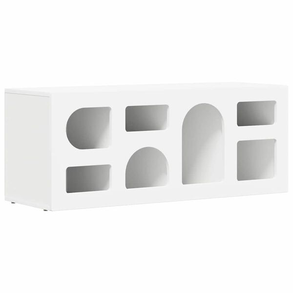 vidaXL Gabinete para TV Branco 100 x 35 x 40 cm Madeira processada