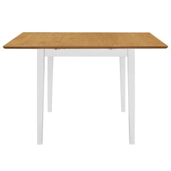 vidaXL 3 pcs conjunto de jantar MDF branco