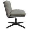 vidaXL Cadeira de escrit&oacute;rio girat&oacute;ria tecido cinzento-claro