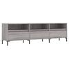 vidaXL M&oacute;vel de TV 150x30x44,5 cm derivados de madeira cinzento sonoma