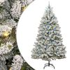 vidaXL &Aacute;rvore de Natal Artificial 240 cm 300 LED Branco quente