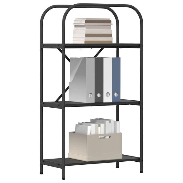 vidaXL Estante Carvalho Preto 60 x 30 x 109 cm Madeira processada