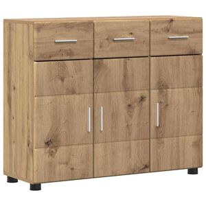 vidaXL Buffet FLORIN 88,5 x 30,5 x 73 cm Carvalho Artesanal