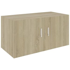 vidaXL Arm&aacute;rio de parede 80x39x40 cm derivados madeira carvalho sonoma
