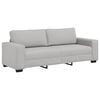 vidaXL Sof&aacute; de 3 lugares 220x77x82 cm tecido cinzento nublado