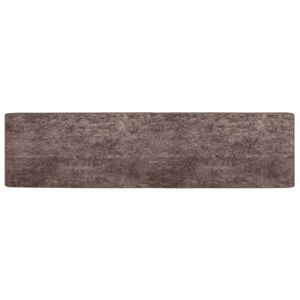 vidaXL Passadeira MARSA Cinzento 50 x 200 cm Poli&eacute;ster e PVC
