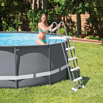 Intex Escada de segurança p/ piscina 5 degraus 132 cm