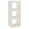 vidaXL Estante/divis&oacute;ria 40x35x103 cm madeira de pinho maci&ccedil;a branco