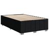 vidaXL Cama boxspring com colch&atilde;o 120x190 cm tecido preto