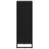 vidaXL Gabinete de Livros Carvalho Preto 80 x 30 x 155 cm