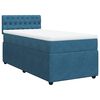 vidaXL Cama boxspring com colch&atilde;o 90x190 cm veludo azul