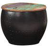 vidaXL Mesa de centro 53x43 cm madeira recuperada maci&ccedil;a