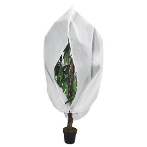 vidaXL Cobertura para plantas com fecho 70 g/m&sup2; 3,93x3 m