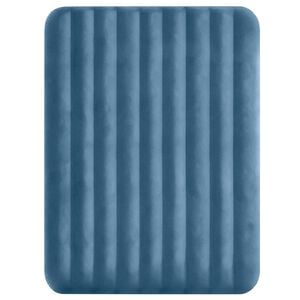 INTEX INTEX Cama de Ar com Bomba 152 x 203 x 25 cm Azul Escuro e Cinza