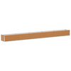 vidaXL Canteiro de jardim elevado 485 x 50 x 36 cm A&ccedil;o Galvanizado