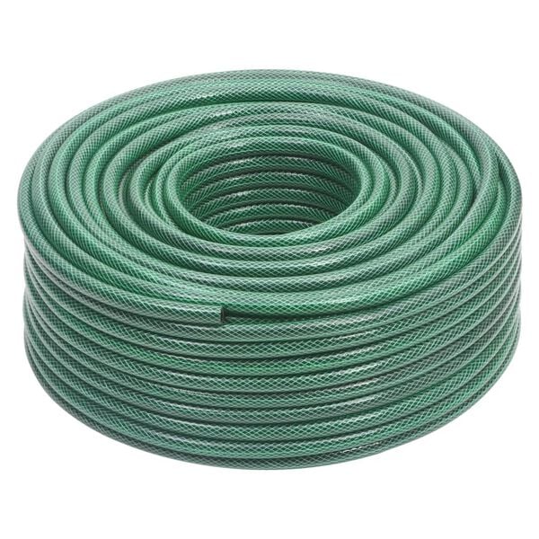 vidaXL Mangueira de jardim 0,5" 100 m PVC verde