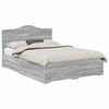 vidaXL Estrutura da Cama com gaveta Cinza Sonoma 150 x 200 cm