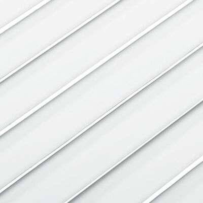 vidaXL Portas de armário 2 pcs design de persiana pinho maciço branco