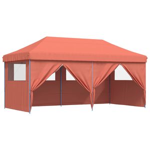 vidaXL Tenda de Festa Terracota 292 x 580 x 315 cm Tecido Oxford