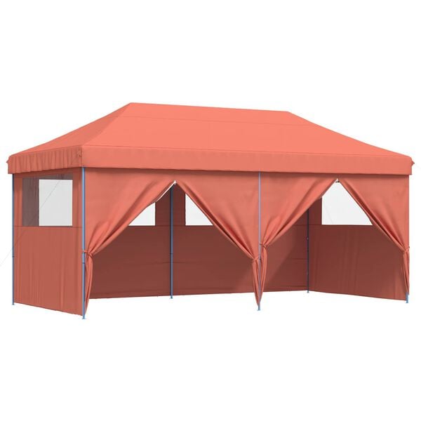 vidaXL Tenda de Festa Terracota 292 x 580 x 315 cm Tecido Oxford