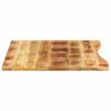vidaXL Tampo de mesa com curva 100x80x2,5 cm mangueira áspera maciça