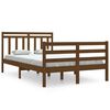 vidaXL Estrutura cama pequena de casal 120x190 cm madeira castanho-mel