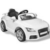 Carro Audi TT RS para crianças com controlo remoto - branco