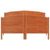 vidaXL Cama sem colchão 140x200 cm madeira pinho maciça castanho-mel