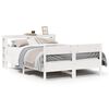 vidaXL Cama sem colch&atilde;o 120x190 cm madeira de pinho maci&ccedil;a branco