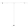 vidaXL Toldo retrátil manual com LED 300x250 cm antracite