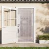 vidaXL Cortina de porta 200 mm x 1,6 mm 25 m PVC transparente