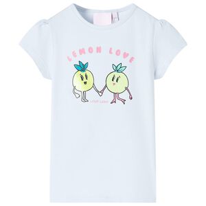 T-shirt para crian&ccedil;a azul 140