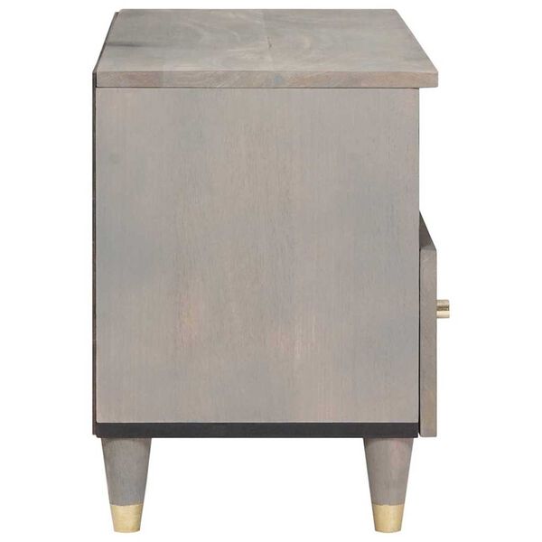 vidaXL Gabinete para TV com gaveta Cinzeto 70 x 33 x 46 cm