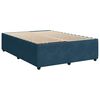 vidaXL Estrutura de cama 140x190 cm veludo azul