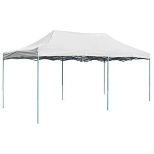 vidaXL Tenda dobr&aacute;vel profissional para festas 3x6 m a&ccedil;o branco