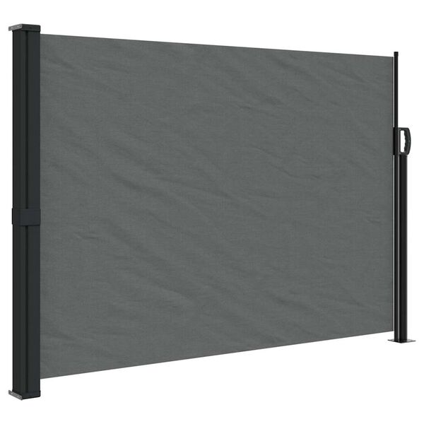 vidaXL Toldo lateral retr&aacute;til antracite 140x500 cm