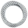 vidaXL Rolo de arame farpado Concertina a&ccedil;o galvanizado 300 m