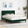 vidaXL Estrutura da Cama Verde Escuro 120 x 190 cm Veludo