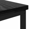vidaXL Mesa de centro with Drawer Carvalho preto 100 x 51 x 45 cm