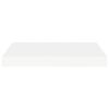 vidaXL Prateleiras de parede suspensas 2 pcs 40x23x3,8cm MDF branco