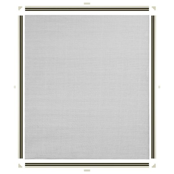 vidaXL Tela anti-insetos magn&eacute;tica janela 130x150cm fibra vidro branco